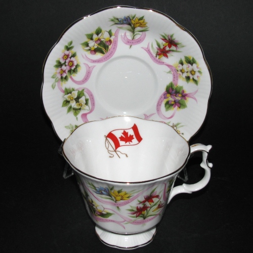 Royal Albert Our Emblems Dear Teacup and Saucer