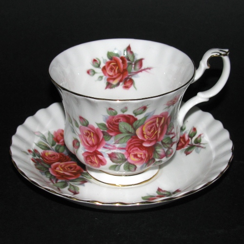 Centennial Rose Teacup and Saucer