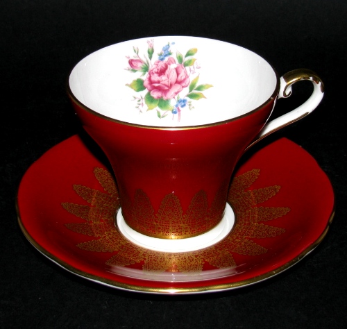 Persimmon Teacup Aynsley