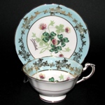 Paragon Good Luck 4 Leaf Clover Teacup