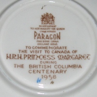 To Commemorate the Visit of Princess Margaret