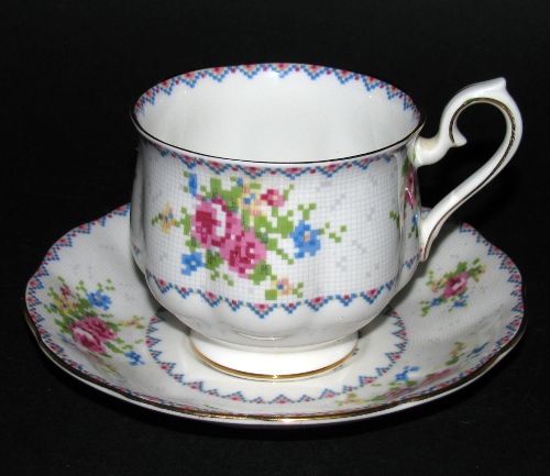 Petit Point Teacup