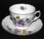 Violets Teacup