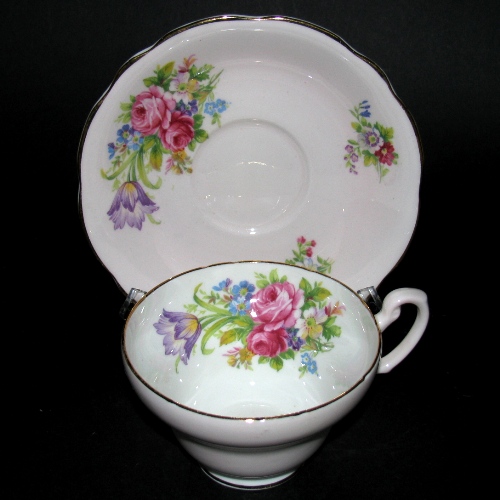 Foley Tulip Teacup and Saucer