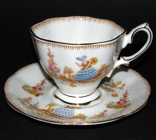 Royal Albert Dainty Dinah Teacup and Saucer