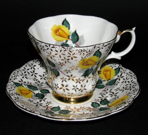 Yellow Flowers Teacup