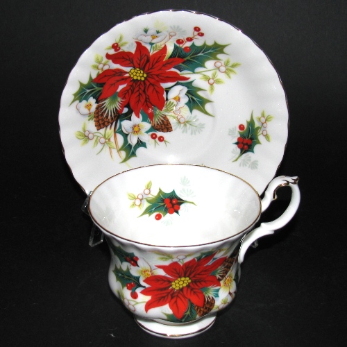 Royal Albert Poinsettia Teacup and Saucer