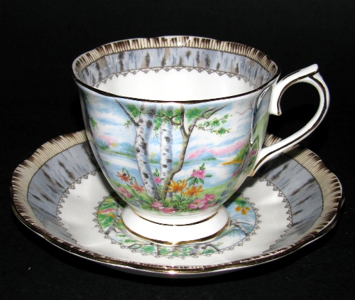 Silver Birch Teacup