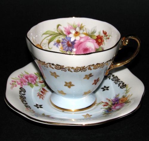 Blue Floral China