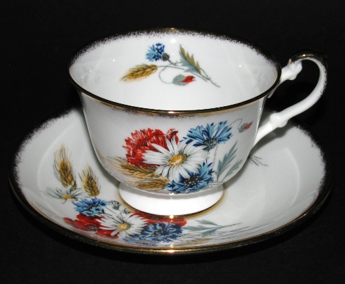 Red White Blue Teacup