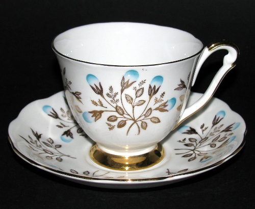 Gilt Floral Teacup