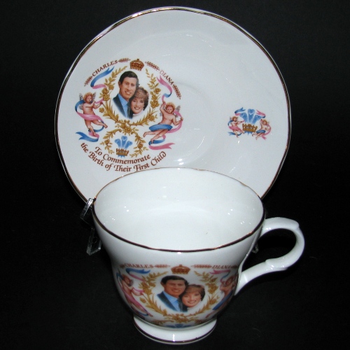 Crown Trent Charles Diana First Child Teacup