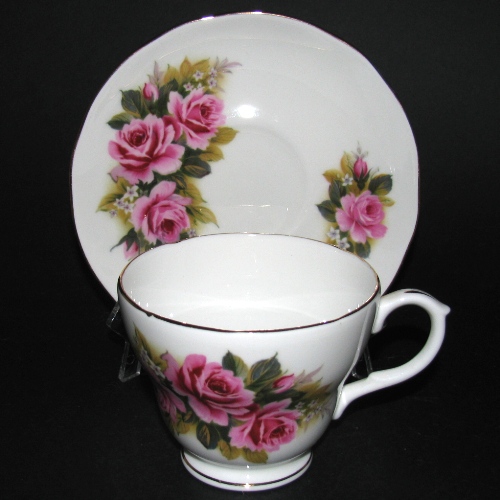 Duchess Red Pink Roses Teacup