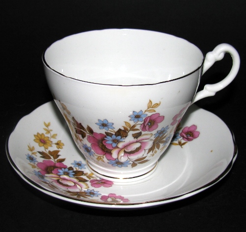 Royal Ascot Pink Floral Teacup