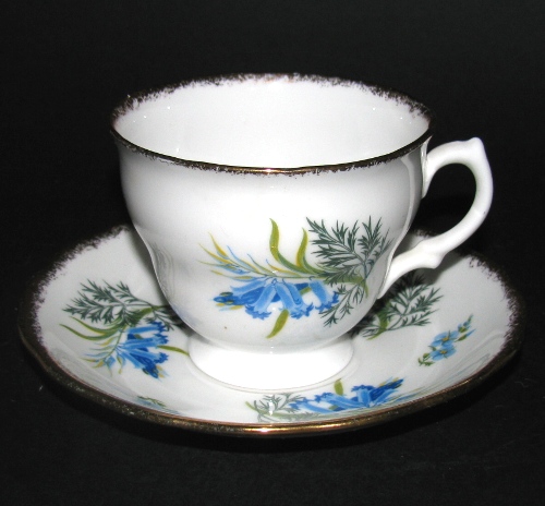 Royal Malvern Blue Floral Teacup