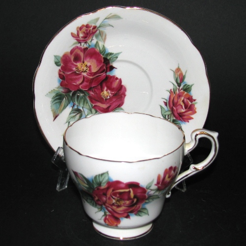 Royal Standard Red Roses Teacup