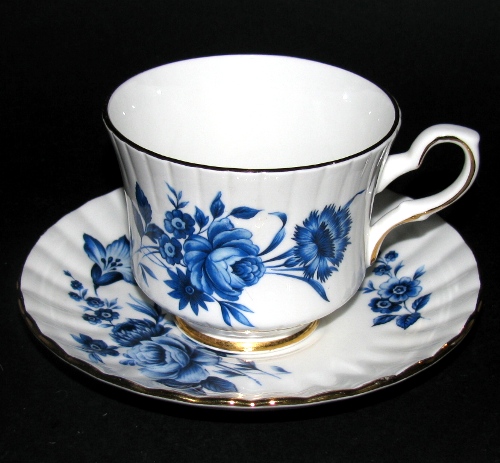 Flow Blue Teacup