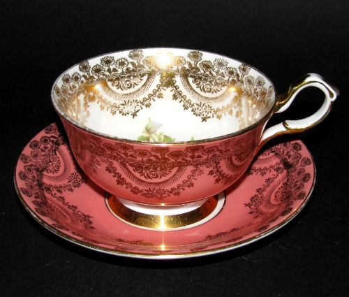 Collingwood Gilt Floral Teacup