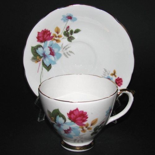 Delphine Colorful Flowers Teacup