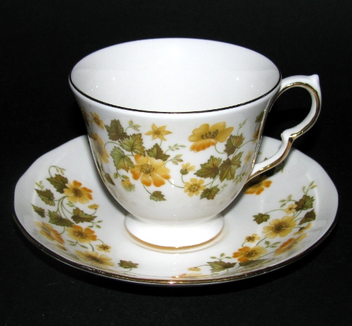 Yellow Flowers Teacup