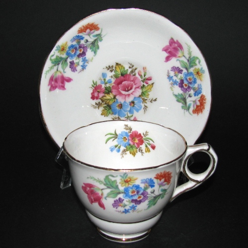 Royal Stafford Colorful Bouquet Teacup