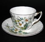 White Floral Teacup