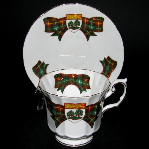 Elizabethan Tartan Teacup and Saucer