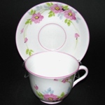 Pink Trim Teacup