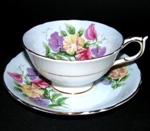 Blue Floral Teacup