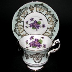 Violets Teacup