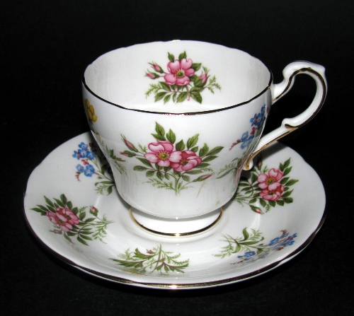 English Flowers Teacup