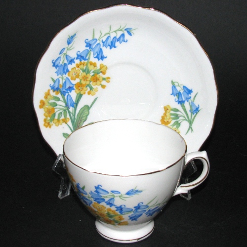 Royal Vale Bluebells Teacup and Saucer