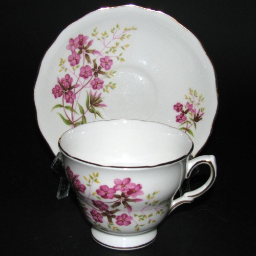 Pink Wild Flowers Teacup