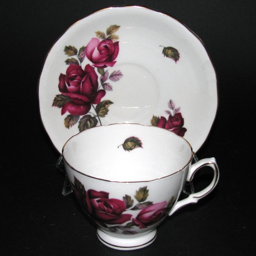 Royal Vale Red Rose Teacup