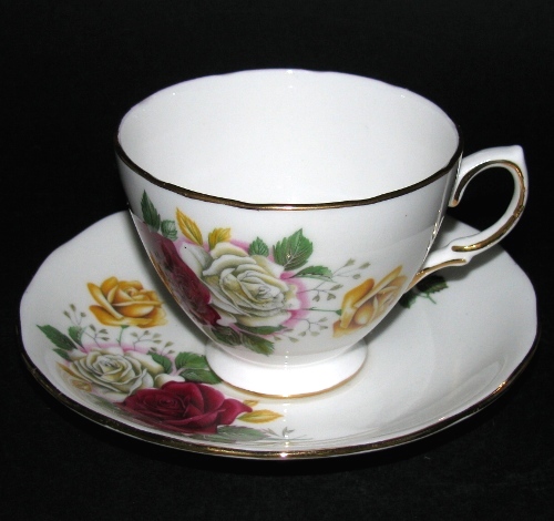Colorful Roses Teacup