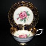 Cobalt Gilt Teacup