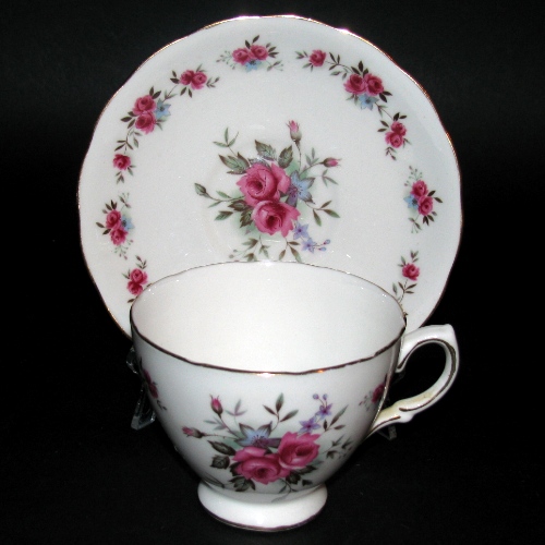 Queen Anne Small Pink Roses Teacup