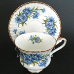 Bachelor Buttons Teacup