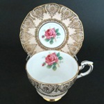 Paragon Scrollwork Red Rose Teacup