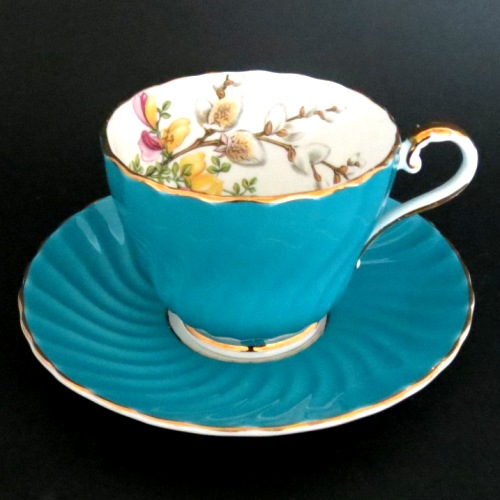 Pussy Willow Teacup and Saucer