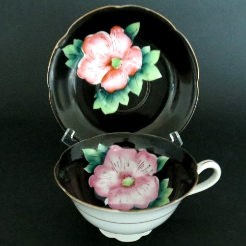 Black Japan Teacup