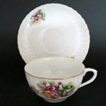 Shafford Floral Bouquet Ribbed Teacup
