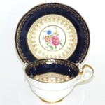 Aynsley Cobalt Gilt Floral