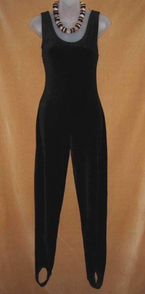 Laura Ashley Black Velvet Jumpsuit