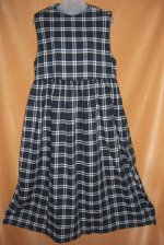 Laura Ashley Plaid Jumper Dress