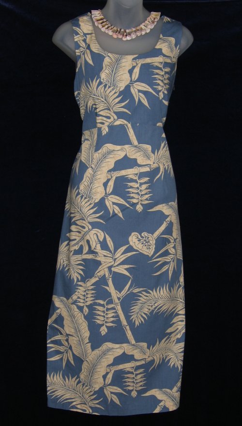 Hilo Hattie Blue Hawaiian Tropical Dress and Jacket