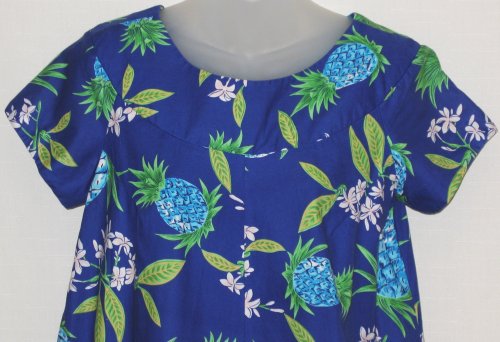 Vintage Pineapple Hawaiian Muumuu