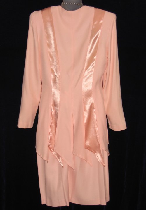 Joseph Ribkoff Pink Suit Satin Panels