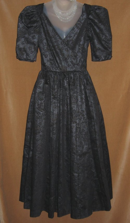 Vintage Laura Ashley Cotton Gown Party Dress