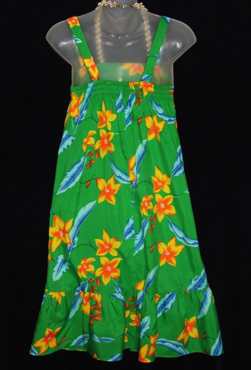Ja-Na of Hawaii Ruffled Halter Hawaiian Sun Dress